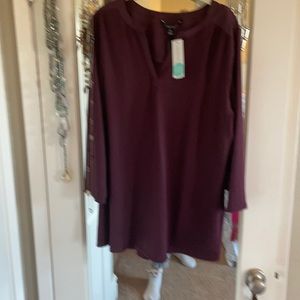 Stitch fix Hawthorne Burgundy top XXL